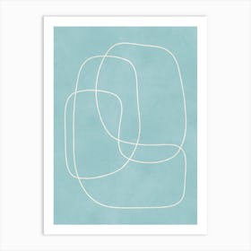 Expressive lines 6 Art Print