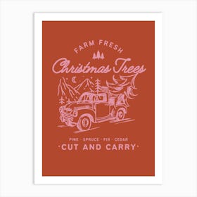 Farm Fresh Christmas Tree Art Print