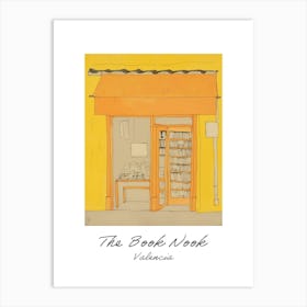 Valencia The Book Nook Pastel Colours 2 Poster Art Print