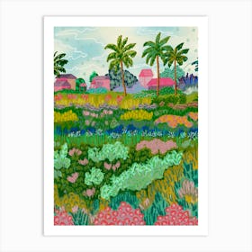 Paddy Ricefield Art Print