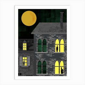 The Mysterious House Art Print