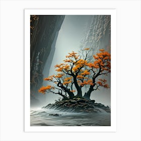 Tree In The Water Art Print