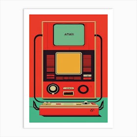 Retro Nintendo Console Art Print