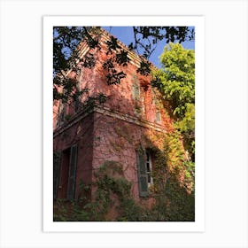 The red house #1 Series: the beautiful garden Art Print