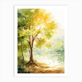 Watercolor Painting Art Print