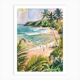 Hawaiian Beach 1 Art Print