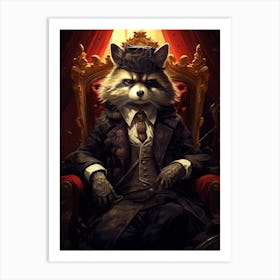 Raccoon 1 Art Print