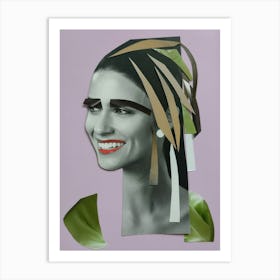 Modern Art, Girl With A Pearl Earrings Art Print