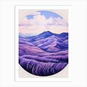 Lavender Fields Art Print