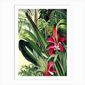 Jungle Botanicals 1 Botanical Art Print