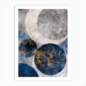 Abstract Circles 78 Art Print