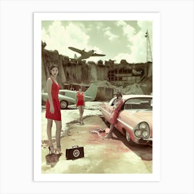 Vintage Vacations. PanAm (II) Art Print