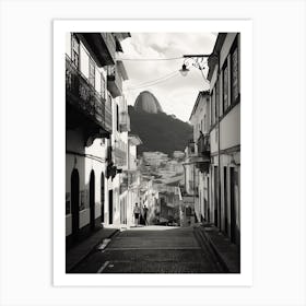 Rio De Janeiro, Black And White Analogue Photograph 2 Art Print