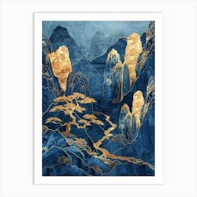 Chinese Mountains 36 Art Print