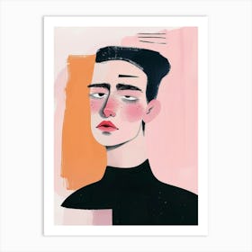 Portrait Of A Man 45 Art Print