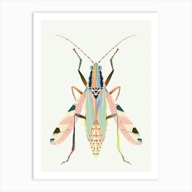 Colourful Insect 4 Illustration Art Print