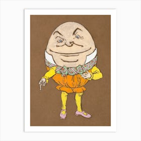 Humpty Dumpty (1915), Alice in Wonderland Art Print