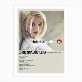 Christina Aguilera By Christina Aguilera 1999 Poster 1 Art Print