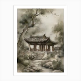 Chinese House Art Print