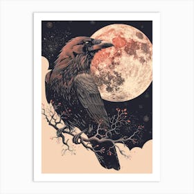 Raven 1 Art Print