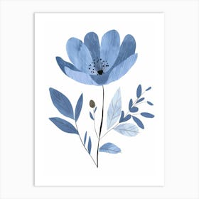 Blue Poppy 6 Art Print