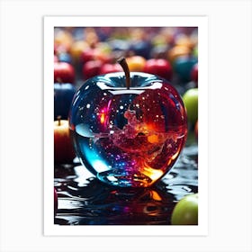 Colorful Apple Art Print