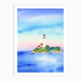 Lighthouse Ocean Art Print