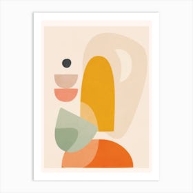 Playful Geometry 05 Art Print