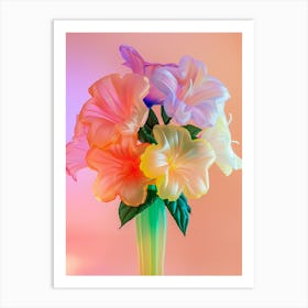 Dreamy Inflatable Flowers Lobelia 2 Art Print