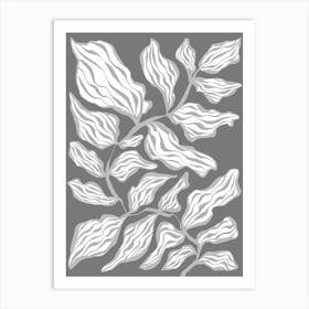 Grey Glory Botanicals Art Print