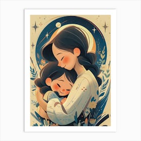 Mother And Daughter Art Print