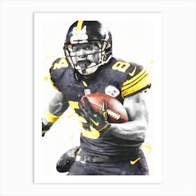 Antonio Brown Pittsburgh 1 Art Print