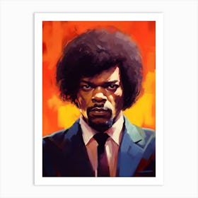 Jules Winnfield Pulp Fiction Movie Painting Art Print