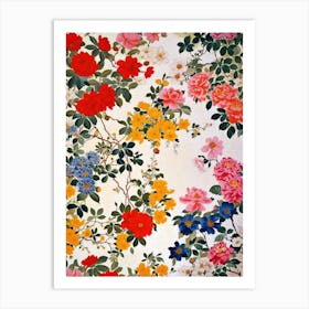 Great Japan  Hokusai Botanical Japanese 17 Art Print