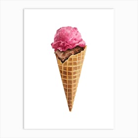 Ice Cream Cone Art Print