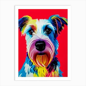Skye Terrier Andy Warhol Style Dog Art Print