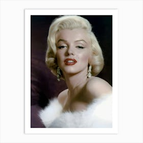 American Actress Marilyn Monroe Art Print