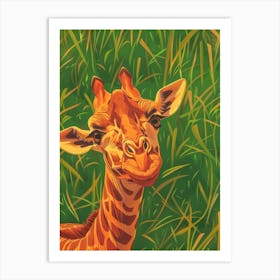 Giraffe 199 Art Print