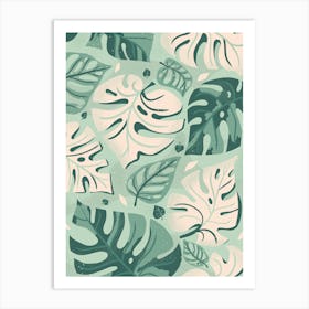 Tropical Leaves Art Print