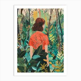 In The Garden Bois Des Moutiers France 4 Art Print