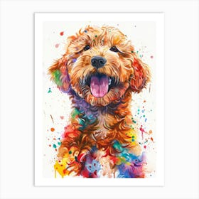 Poodle Painting 2 Art Print