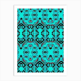 Abstract Psychedelic Pattern 2 Art Print