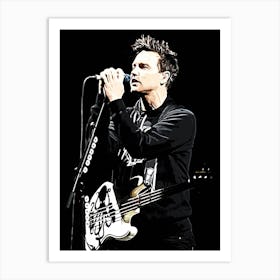 mark hoppus Blink 182 Art Print