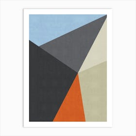 Contemporary modern geometry 8 Art Print