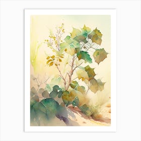 Poison Ivy In Desert Landscape Pop Art 1 Art Print
