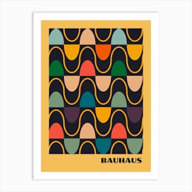 Bauhaus Yellow Exhibition 7 Art Print