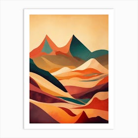 Abstract Landscape 8 Art Print