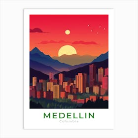 Colombia Medellin Travel 1 Art Print