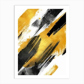 Abstract Brush Strokes 29 Art Print