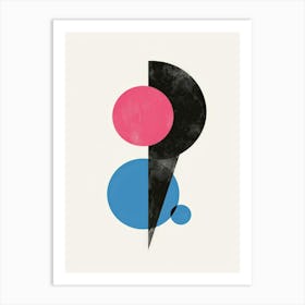 P abstract Art Print